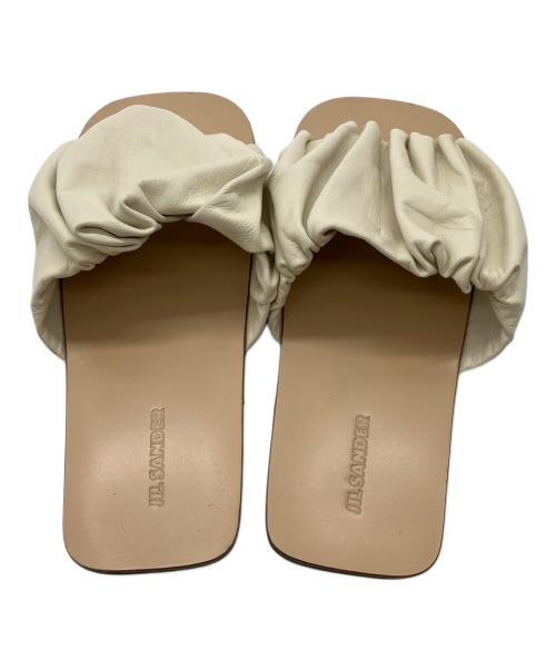 JIL SANDER（ジルサンダー）JIL SANDER (ジルサンダー) サンダル ベージュ サイズ:36の古着・服飾アイテム