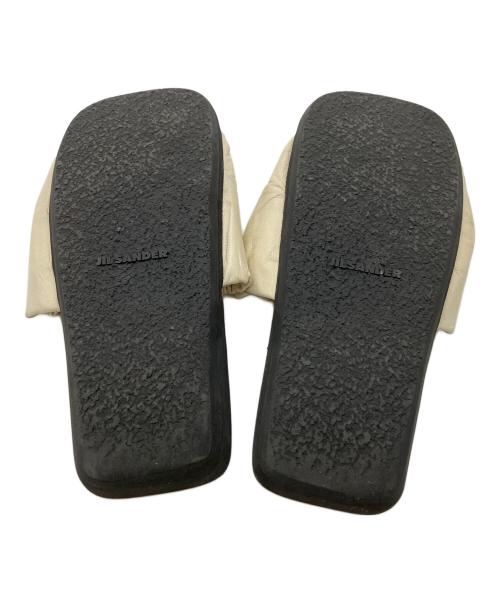 JIL SANDER（ジルサンダー）JIL SANDER (ジルサンダー) サンダル ベージュ サイズ:36の古着・服飾アイテム