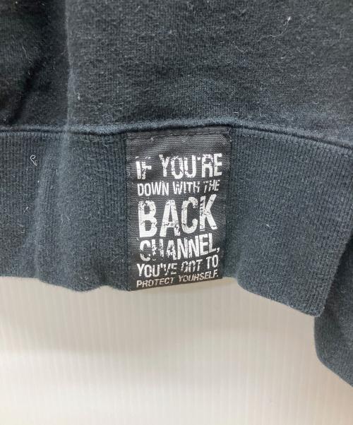 BACK CHANNEL（バックチャンネル）BACK CHANNEL (バックチャンネル) スウェット ブラック サイズ:XLの古着・服飾アイテム