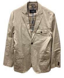 BURBERRY BLACK LABEL（バーバリーブラックレーベル）の古着「テーラードジャケット」｜ベージュ
