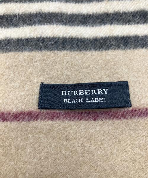 BURBERRY BLACK LABEL（バーバリーブラックレーベル）BURBERRY BLACK LABEL (バーバリーブラックレーベル) マフラー ベージュの古着・服飾アイテム
