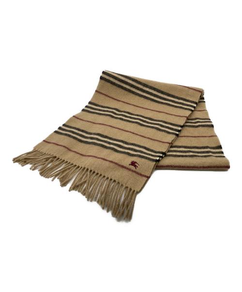 BURBERRY BLACK LABEL（バーバリーブラックレーベル）BURBERRY BLACK LABEL (バーバリーブラックレーベル) マフラー ベージュの古着・服飾アイテム