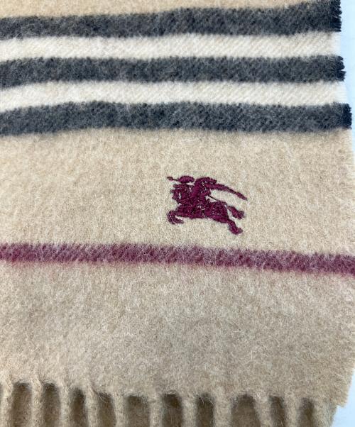 BURBERRY BLACK LABEL（バーバリーブラックレーベル）BURBERRY BLACK LABEL (バーバリーブラックレーベル) マフラー ベージュの古着・服飾アイテム