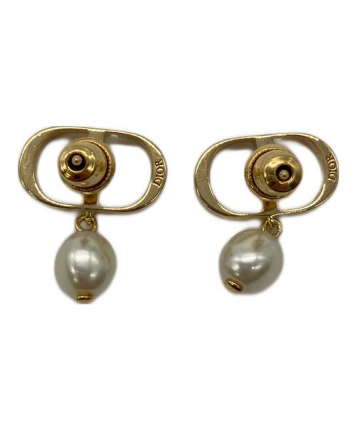 Dior（ディオール）DIOR (ディオール) ピアス ゴールドの古着・服飾アイテム