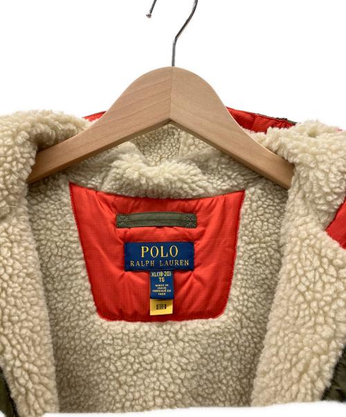 POLO RALPH LAUREN（ポロ・ラルフローレン）POLO RALPH LAUREN (ポロ・ラルフローレン) ダウンコート オリーブ サイズ:XLの古着・服飾アイテム