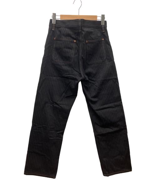 NUDIE JEANS（ヌーディー・ジーンズ）NUDIE JEANS (ヌーディー・ジーンズ) Tuff Tony Hickory Stripe BLK ブラック サイズ:W29/L30の古着・服飾アイテム