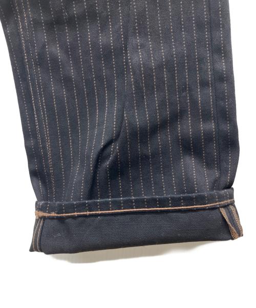 NUDIE JEANS（ヌーディー・ジーンズ）NUDIE JEANS (ヌーディー・ジーンズ) Tuff Tony Hickory Stripe BLK ブラック サイズ:W29/L30の古着・服飾アイテム