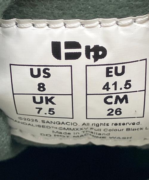 Sangacio（サンガッチョ）Sangacio (サンガッチョ) スニーカー グリーン×ホワイト サイズ:26の古着・服飾アイテム