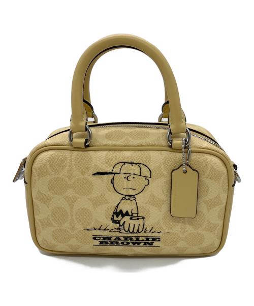 COACH（コーチ）COACH (コーチ) サッチェル クロスボディ バッグ ベージュの古着・服飾アイテム