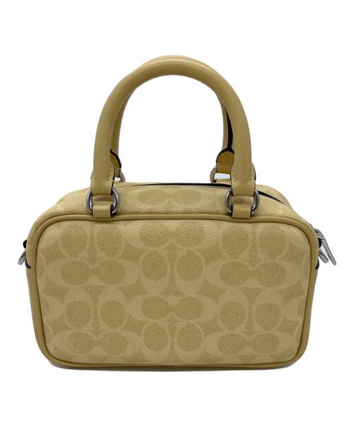 COACH（コーチ）COACH (コーチ) サッチェル クロスボディ バッグ ベージュの古着・服飾アイテム