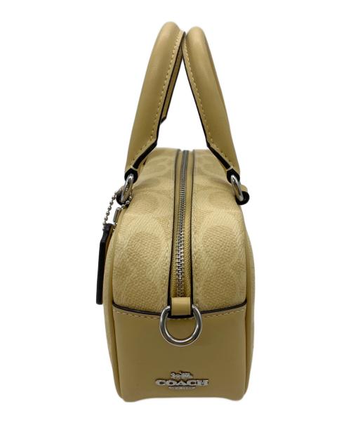 COACH（コーチ）COACH (コーチ) サッチェル クロスボディ バッグ ベージュの古着・服飾アイテム