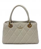 Kate Spadeケイトスペード）の古着「SMALL QUILTED SULLIVAN SATCHEL」｜ホワイト