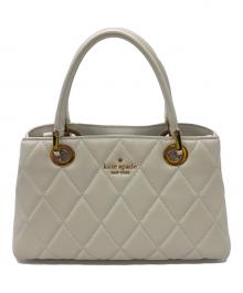 Kate Spade（ケイトスペード）の古着「SMALL QUILTED SULLIVAN SATCHEL」｜ホワイト