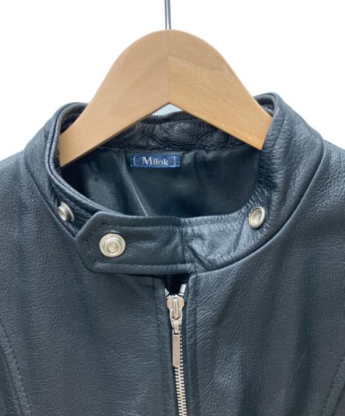 Milok（ミロック）Milok (ミロック) レザージャケット ブラック サイズ:Mの古着・服飾アイテム