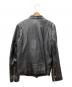 Milok (ミロック) レザージャケット ブラック サイズ:M：30000円