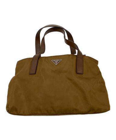 中古・古着通販】PRADA (プラダ) ナイロンハンドバッグ ブラウン