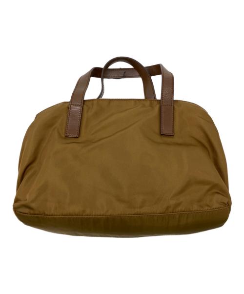 PRADA（プラダ）PRADA (プラダ) ナイロンハンドバッグ ブラウンの古着・服飾アイテム