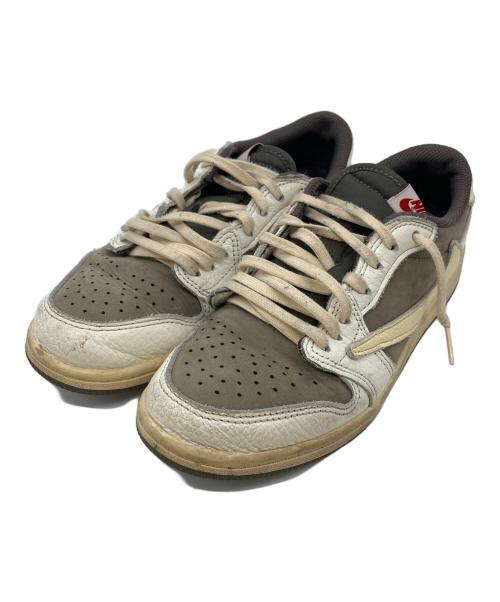 NIKE（ナイキ）NIKE (ナイキ) Travis Scott (トラヴィススコット) スニーカー ホワイト×グレー サイズ:22cmの古着・服飾アイテム