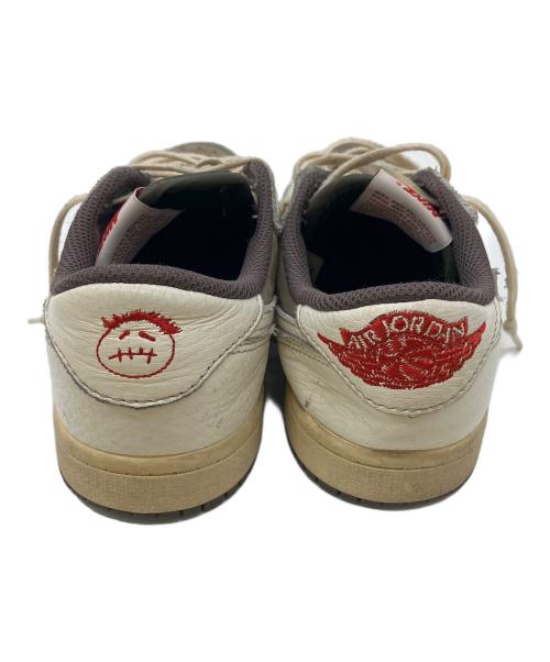 NIKE（ナイキ）NIKE (ナイキ) Travis Scott (トラヴィススコット) スニーカー ホワイト×グレー サイズ:22cmの古着・服飾アイテム