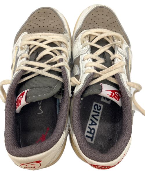 NIKE（ナイキ）NIKE (ナイキ) Travis Scott (トラヴィススコット) スニーカー ホワイト×グレー サイズ:22cmの古着・服飾アイテム