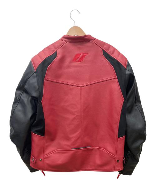 FLAGSHIP（フラッグシップ）FLAGSHIP (フラッグシップ) レザージャケット レッド サイズ:3Ｌの古着・服飾アイテム