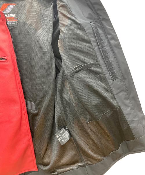 FLAGSHIP（フラッグシップ）FLAGSHIP (フラッグシップ) レザージャケット レッド サイズ:3Ｌの古着・服飾アイテム