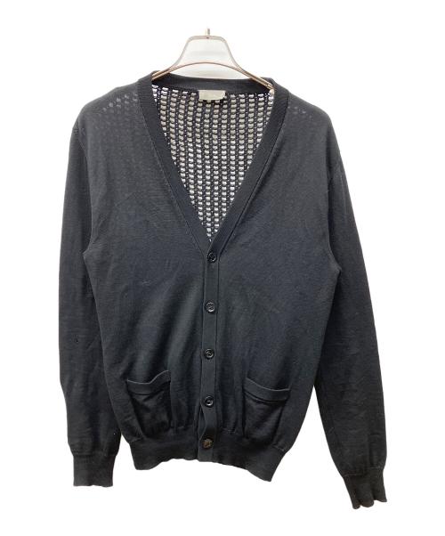 Dior（ディオール）Dior (ディオール) バックメッシュニットカーディガン ブラック サイズ:Mの古着・服飾アイテム