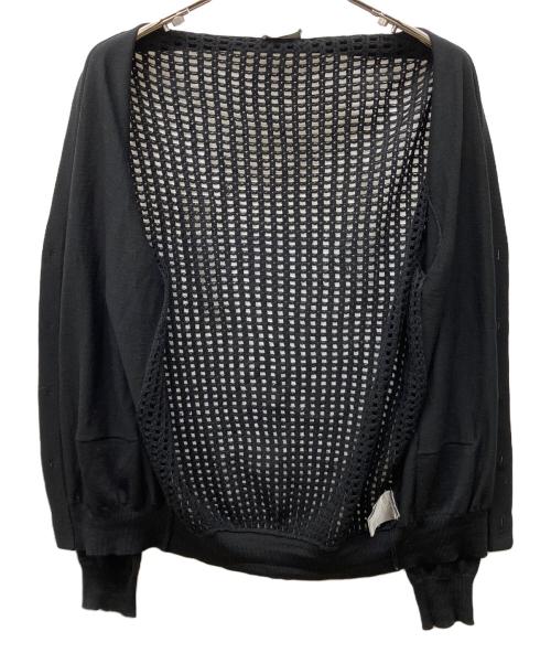 Dior（ディオール）Dior (ディオール) バックメッシュニットカーディガン ブラック サイズ:Mの古着・服飾アイテム