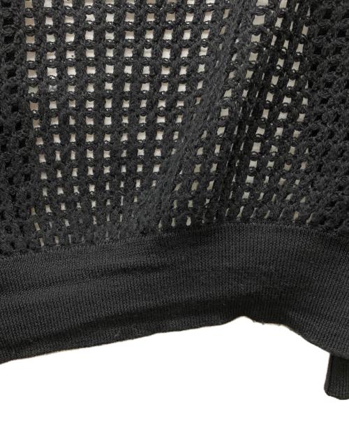 Dior（ディオール）Dior (ディオール) バックメッシュニットカーディガン ブラック サイズ:Mの古着・服飾アイテム