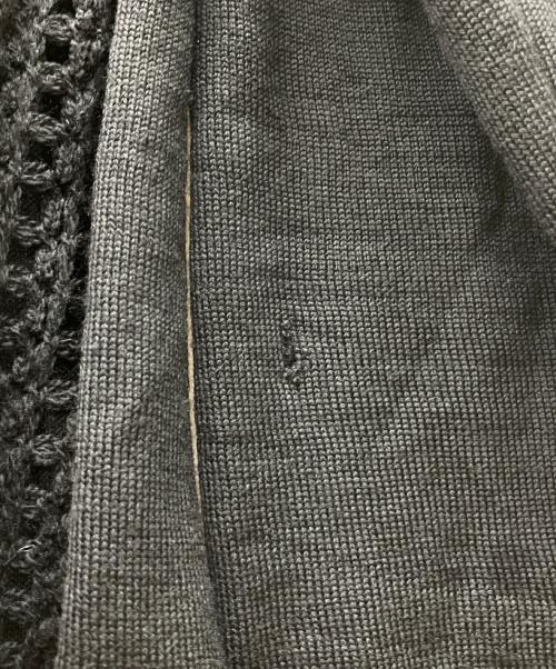 Dior（ディオール）Dior (ディオール) バックメッシュニットカーディガン ブラック サイズ:Mの古着・服飾アイテム