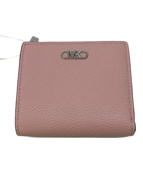 MICHAEL KORS（マイケル・コース）MICHAEL KORS (マイケル・コース) 2つ折り財布 ピンク 未使用品の古着・服飾アイテム