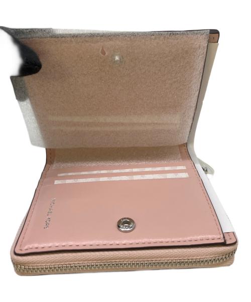 MICHAEL KORS（マイケル・コース）MICHAEL KORS (マイケル・コース) 2つ折り財布 ピンク 未使用品の古着・服飾アイテム