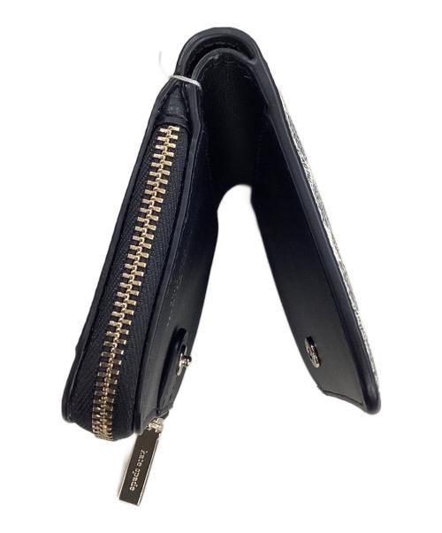 Kate Spade（ケイトスペード）Kate Spade (ケイトスペード) ジップウォレット グレーの古着・服飾アイテム
