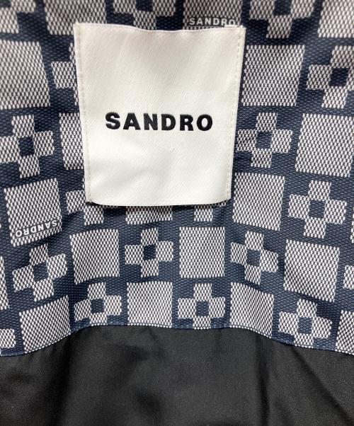 Sandro（サンドロ）Sandro (サンドロ) ジップパーカー グレー サイズ:Lの古着・服飾アイテム