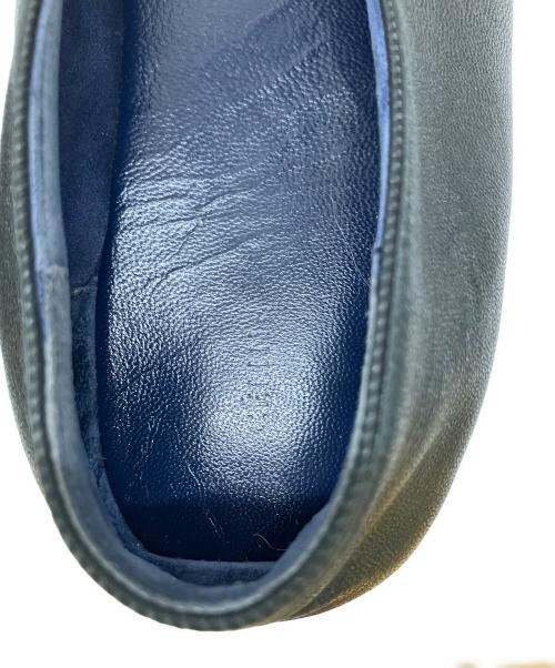 CELINE（セリーヌ）CELINE (セリーヌ) ポインテッドレザーフラットパンプス ブラック サイズ:22.5cmの古着・服飾アイテム
