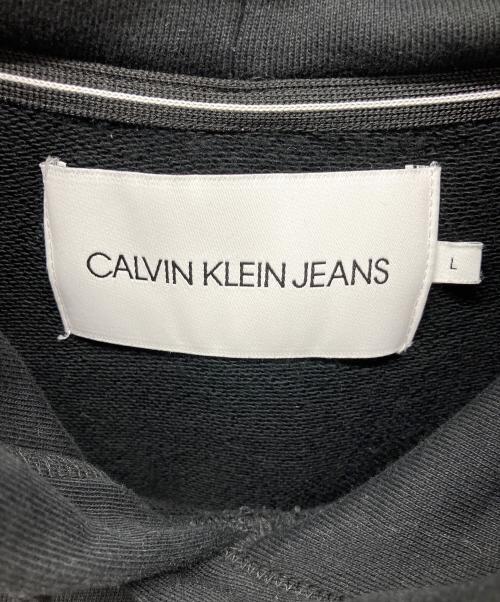 Calvin Klein Jeans（カルバンクラインジーンズ）Calvin Klein Jeans (カルバンクラインジーンズ) パーカー ブラック サイズ:Lの古着・服飾アイテム