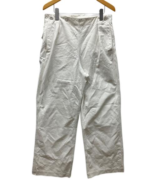 。（。）。 (。) スノーカモパンツ ホワイト サイズ:表記なしの古着・服飾アイテム