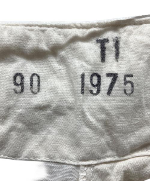 。（。）。 (。) スノーカモパンツ ホワイト サイズ:表記なしの古着・服飾アイテム