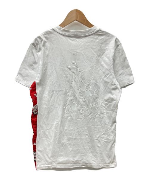 MONCLER（モンクレール）MONCLER (モンクレール) 半袖カットソー ホワイト サイズ:Sの古着・服飾アイテム