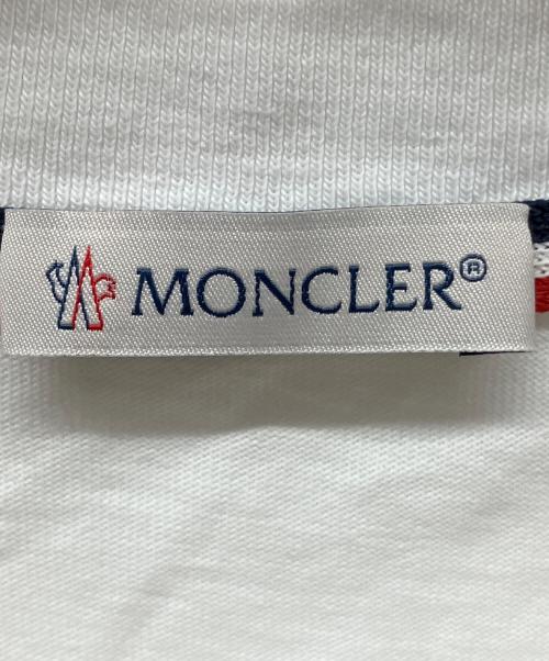 MONCLER（モンクレール）MONCLER (モンクレール) 半袖カットソー ホワイト サイズ:Sの古着・服飾アイテム