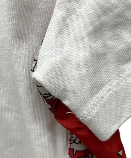 MONCLER（モンクレール）MONCLER (モンクレール) 半袖カットソー ホワイト サイズ:Sの古着・服飾アイテム