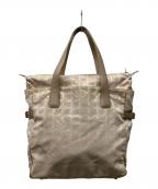 CHANELシャネル）の古着「トートバッグ/ニュートラベルライン」｜ベージュ