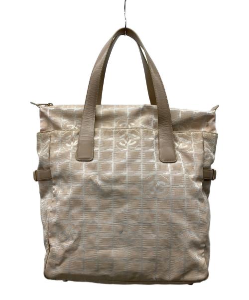 CHANEL（シャネル）CHANEL (シャネル) トートバッグ/ニュートラベルライン ベージュの古着・服飾アイテム