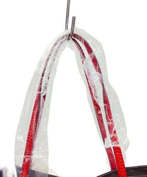 russet（ラシット）russet (ラシット) トートバッグ レッド×ネイビーの古着・服飾アイテム