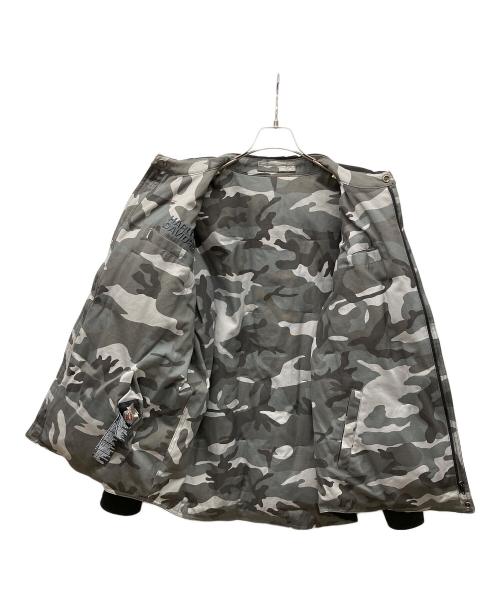 HARLEY-DAVIDSON（ハーレーダビッドソン）HARLEY-DAVIDSON (ハーレーダビッドソン) リバーシブルダウンジャケット ブラック サイズ:Lの古着・服飾アイテム