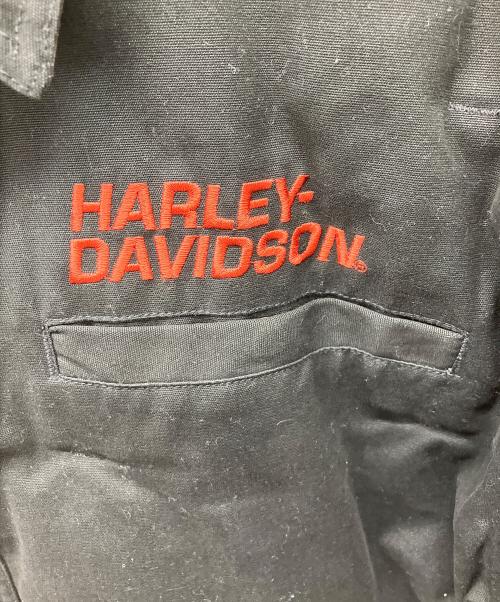 HARLEY-DAVIDSON（ハーレーダビッドソン）HARLEY-DAVIDSON (ハーレーダビッドソン) リバーシブルダウンジャケット ブラック サイズ:Lの古着・服飾アイテム