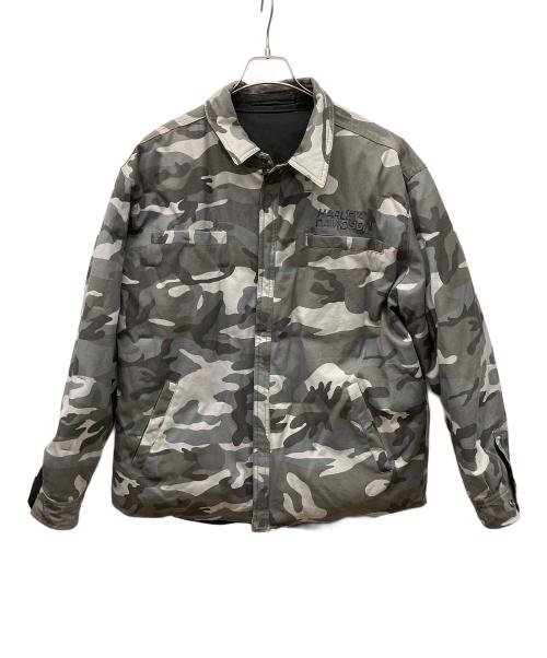 HARLEY-DAVIDSON（ハーレーダビッドソン）HARLEY-DAVIDSON (ハーレーダビッドソン) リバーシブルダウンジャケット ブラック サイズ:Lの古着・服飾アイテム