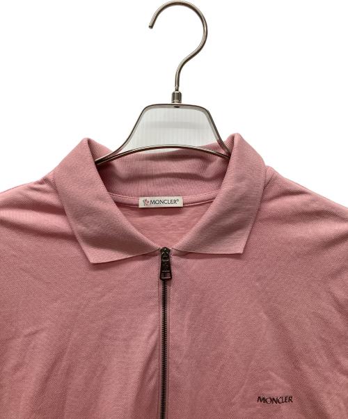 MONCLER（モンクレール）MONCLER (モンクレール) ポロシャツ ピンク サイズ:Lの古着・服飾アイテム