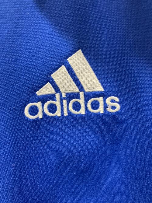 adidas（アディダス）adidas (アディダス) トラックジャケット ブラック×ブルー サイズ:XXOの古着・服飾アイテム