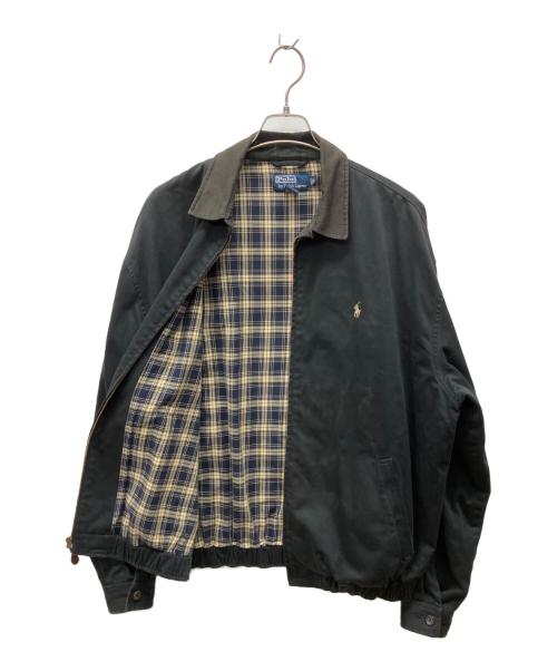 POLO RALPH LAUREN（ポロ・ラルフローレン）POLO RALPH LAUREN (ポロ・ラルフローレン) スイングトップ ブラック サイズ:Lの古着・服飾アイテム